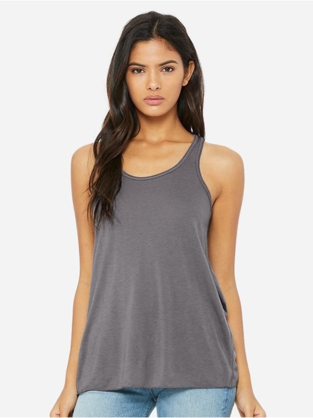 Free People Long Beach Ribbed Racerback Swing Tank Bundle Grey & Tan Small - Picture 4 of 8